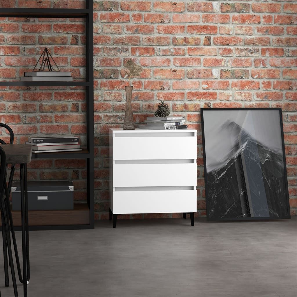 vidaXL Sideboard White 60x35x69 cm Engineered Wood