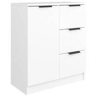 vidaXL Sideboard White Engineered Wood, white vidaXL Sideboard White Engineered Wood
