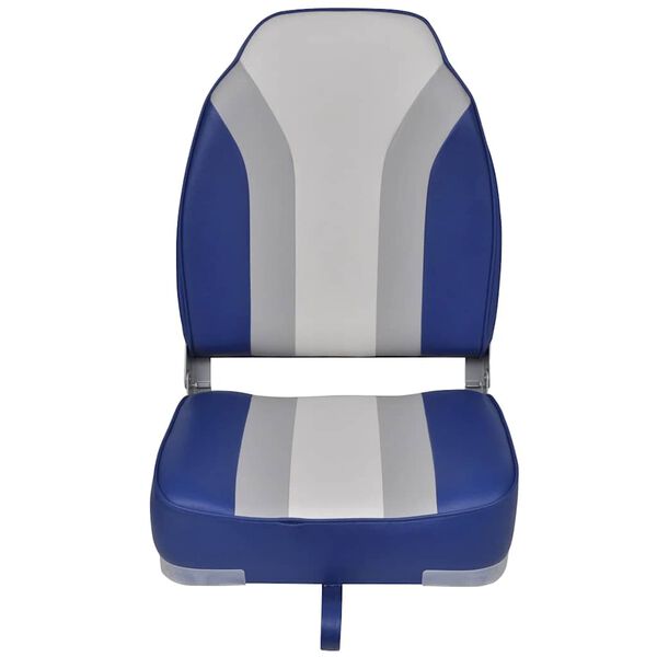 vidaXL Foldable Boat Chairs 2 pcs High Backrest