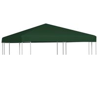 vidaXL Gazebo Top Cover 310 g/m² 3x3 m Green, green vidaXL Gazebo Top Cover 310 g/m² 3x3 m Green
