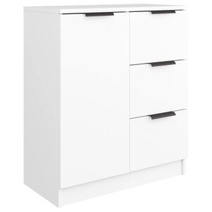 vidaXL Sideboard | White | Engineered wood | Medium | Sideboard | Rectangular