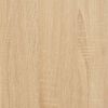 vidaXL Coffee Table Sonoma Oak 60x60x42 cm Engineered Wood