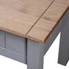 vidaXL Nightstand Grey 50.5x50.5x52.5 cm Pine Panama Range