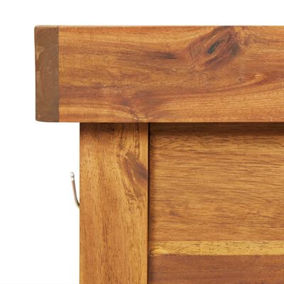 vidaXL Garden Work Bench with Zinc Top Solid Acacia Wood,  vidaXL Garden Work Bench with Zinc Top Solid Acacia Wood