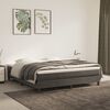vidaXL Bed Frame without Mattress Dark Grey 180x200 cm Super King Velvet