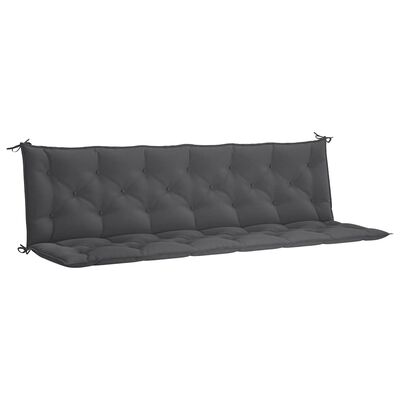vidaXL Garden Bench Cushion Anthracite 200x(50+50)x7cm Oxford Fabric, anthracite vidaXL Garden Bench Cushion Anthracite 200x(50+50)x7cm Oxford Fabric