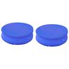 vidaXL Pool Cover | Set of 2 | Dark blue | Polyethylene