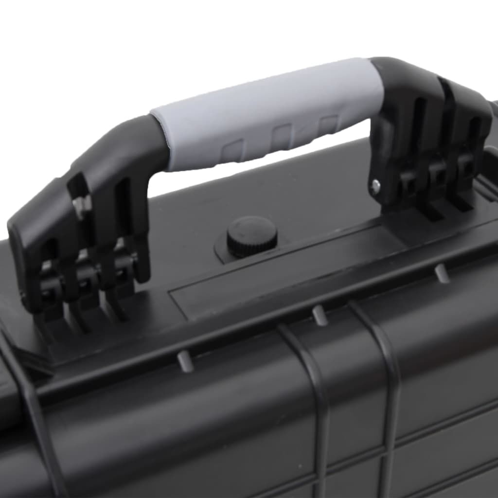 vidaXL Portable Flight Case Black 52x40x19 cm PP
