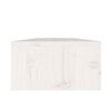 vidaXL Monitor Stand White 50x24x13 cm Solid Wood Pine