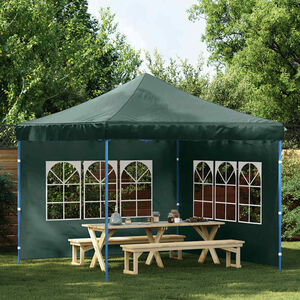 vidaXL Gazebos Green PE and Steel