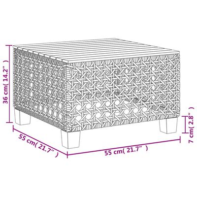 vidaXL 9 Piece Garden Sofa Set with Cushions Grey Poly Rattan, grey vidaXL 9 Piece Garden Sofa Set with Cushions Grey Poly Rattan