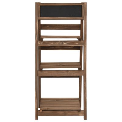 vidaXL 3-Tier Plant Stand with Blackboard 40x30x90 cm Solid Fir Wood,  vidaXL 3-Tier Plant Stand with Blackboard 40x30x90 cm Solid Fir Wood