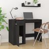 vidaXL Desk Black 100x49x75 cm Engineered Wood