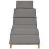 vidaXL Sun Loungers 2 pcs with Cushions Solid Wood Teak