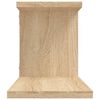 vidaXL Wall-Mounted TV Shelf Sonoma Oak 125x18x23 cm Engineered Wood