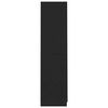 vidaXL Wardrobe Black 90x52x200 cm Engineered Wood