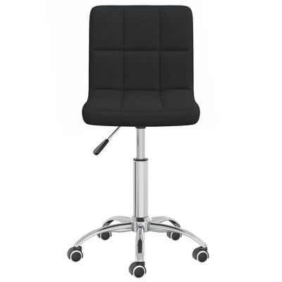 vidaXL Swivel Dining Chair Black Fabric, black vidaXL Swivel Dining Chair Black Fabric