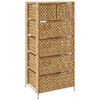 vidaXL Storage Unit with 6 Baskets 47x37x100 cm Water Hyacinth