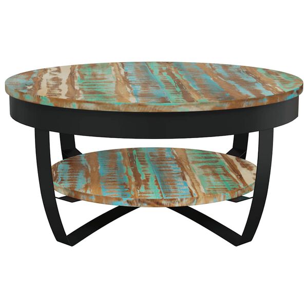 vidaXL Coffee Table Solid Reclaimed Wood 65x32 cm