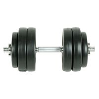 vidaXL 9 Piece Dumbbell Set 15 kg