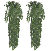 vidaXL 2 pcs Artificial Ivy Bush 90 cm Green
