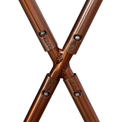 vidaXL Butterfly Chair Brown and White Real Cowhide Leather, brown and white vidaXL Butterfly Chair Brown and White Real Cowhide Leather