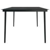 vidaXL 9 Piece Garden Dining Set with Cushions Grey