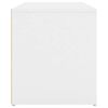 vidaXL Hall Bench 80x40x45 cm White Engineered Wood