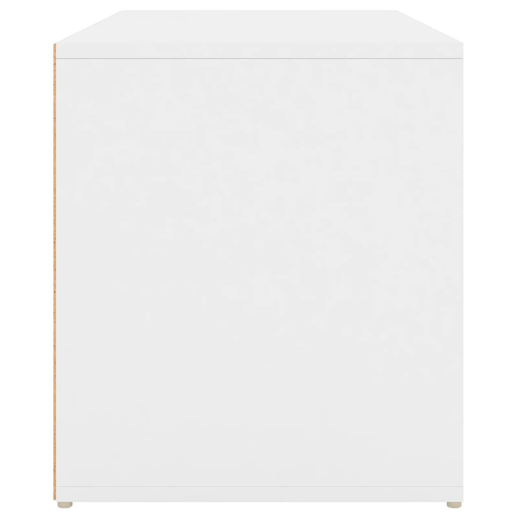 vidaXL Hall Bench 80x40x45 cm White Engineered Wood