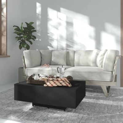 vidaXL Coffee Table Black 85x55x31 cm Engineered Wood, black vidaXL Coffee Table Black 85x55x31 cm Engineered Wood