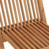 vidaXL 5 Piece Folding Outdoor Dining Set Solid Wood Teak