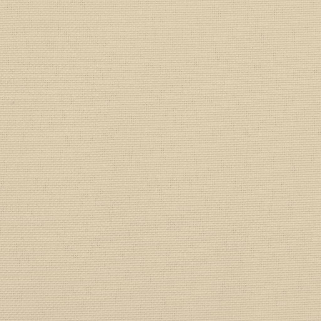 vidaXL Pallet Cushions 2 pcs Beige Fabric