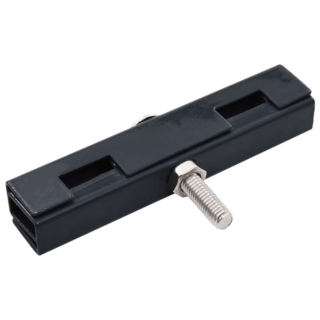 vidaXL Garden U Mat Connector 10 Sets Anthracite