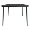 vidaXL 9 Piece Garden Dining Set with Cushions Grey