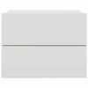 vidaXL Bedside Cabinet White 40x30x30 cm Engineered Wood