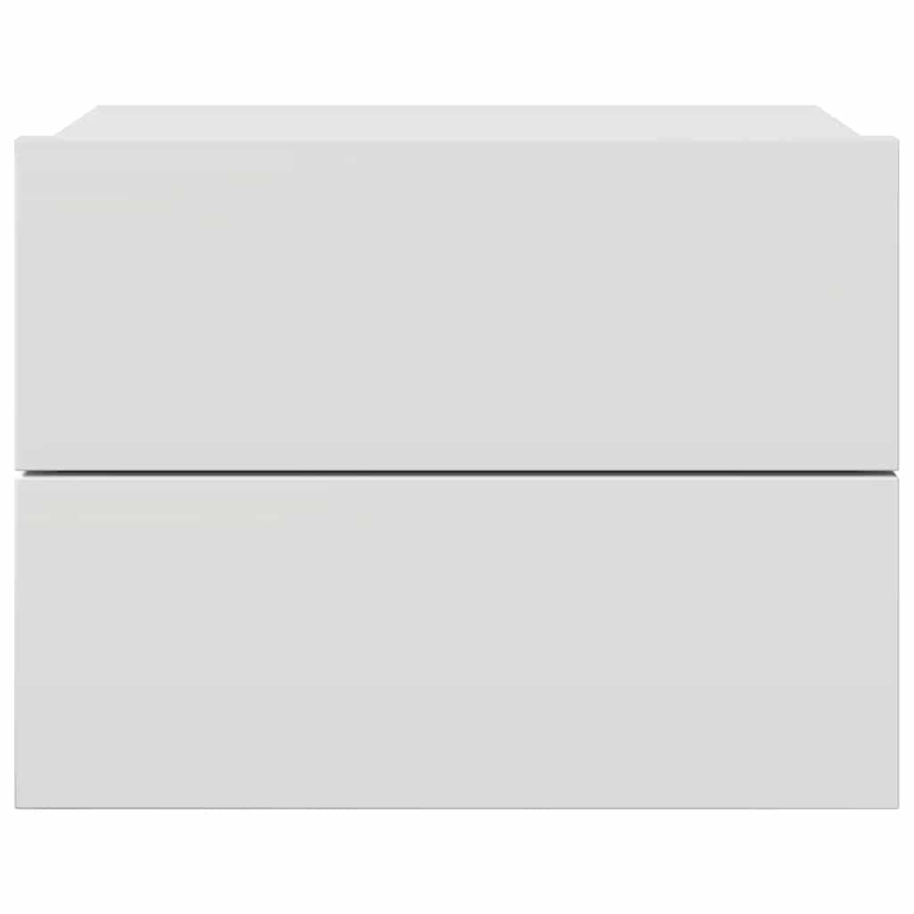vidaXL Bedside Cabinet White 40x30x30 cm Engineered Wood
