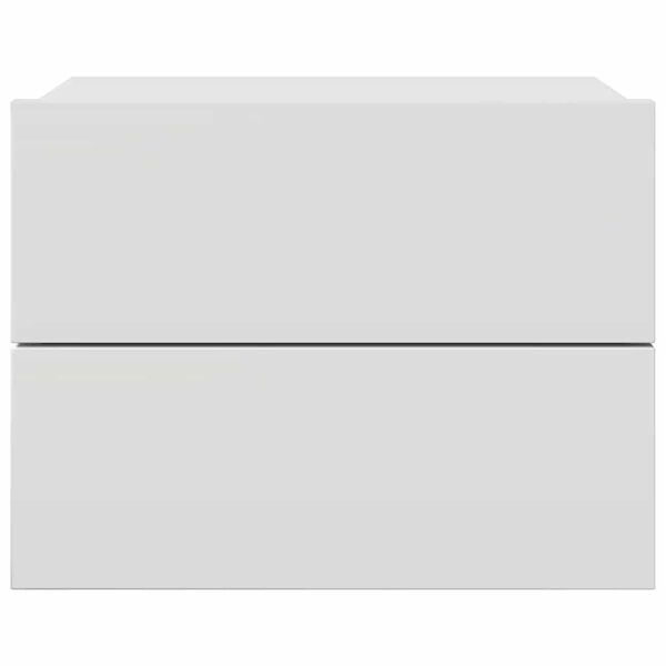vidaXL Bedside Cabinet White 40x30x30 cm Engineered Wood