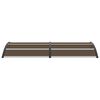 vidaXL Door Canopy Black 240x100 cm PC