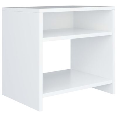 vidaXL Bedside Cabinets 2 pcs White 40x30x40 cm Engineered Wood, white vidaXL Bedside Cabinets 2 pcs White 40x30x40 cm Engineered Wood