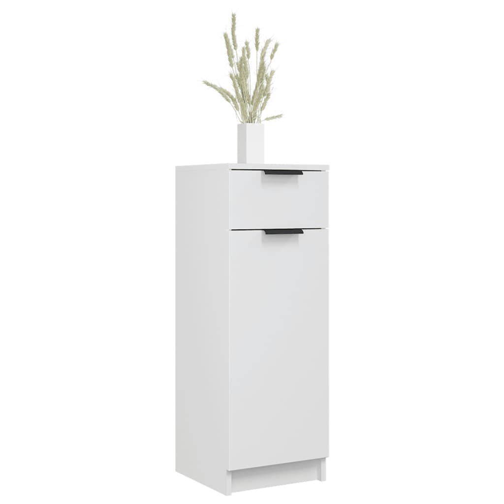 vidaXL Bathroom Cabinet White 32x34x90 cm Engineered Wood