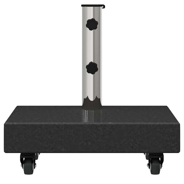 vidaXL Umbrella Base Black 45x25x8 cm Granite