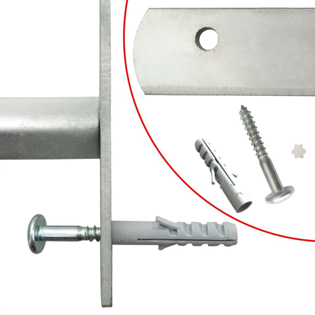 Adjustable Security Grille for Windows with 2 Crossbars 500-650 mm