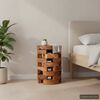 vidaXL Bedside Cabinet | Teak | Solid Teak Wood | Medium | Durable