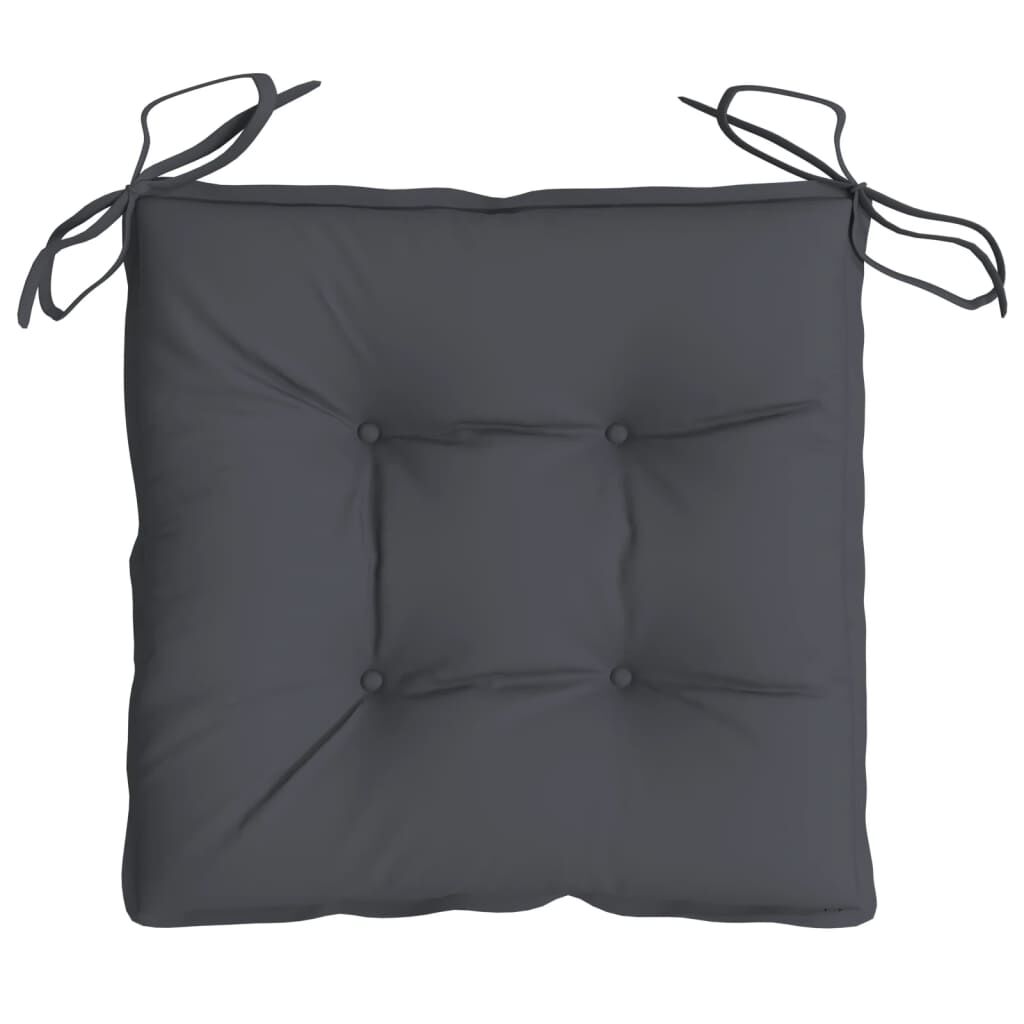 vidaXL Chair Cushions 6 pcs Anthracite 50x50x7 cm Oxford Fabric