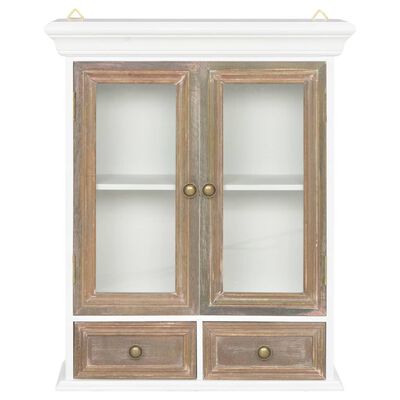 vidaXL Wall Cabinet White 49x22x59 cm Engineered Wood,  vidaXL Wall Cabinet White 49x22x59 cm Engineered Wood