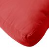 vidaXL Pallet Cushions 2 pcs Red Fabric