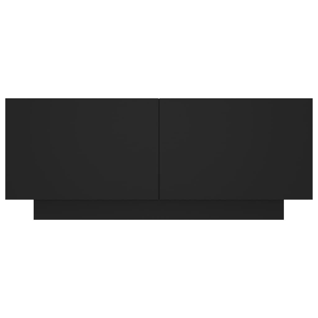 vidaXL TV Cabinet Black 100x35x40 cm Engineered Wood