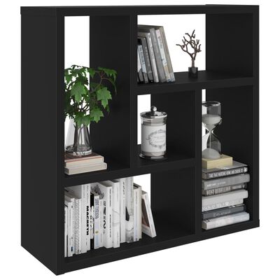 vidaXL Wall Shelf Black 45.1x16x45.1 cm Engineered Wood, black vidaXL Wall Shelf Black 45.1x16x45.1 cm Engineered Wood