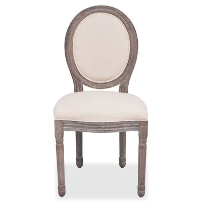 vidaXL Dining Chairs 4 pcs Cream Fabric,  vidaXL Dining Chairs 4 pcs Cream Fabric
