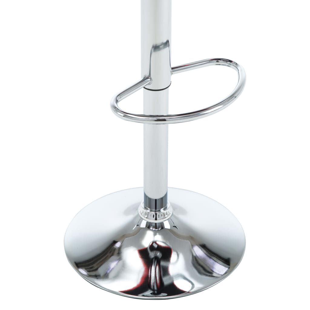 vidaXL Bar Stools 2 pcs White Faux Leather